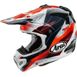 Arai MX-V Resolute Motocross Helmet (Red)