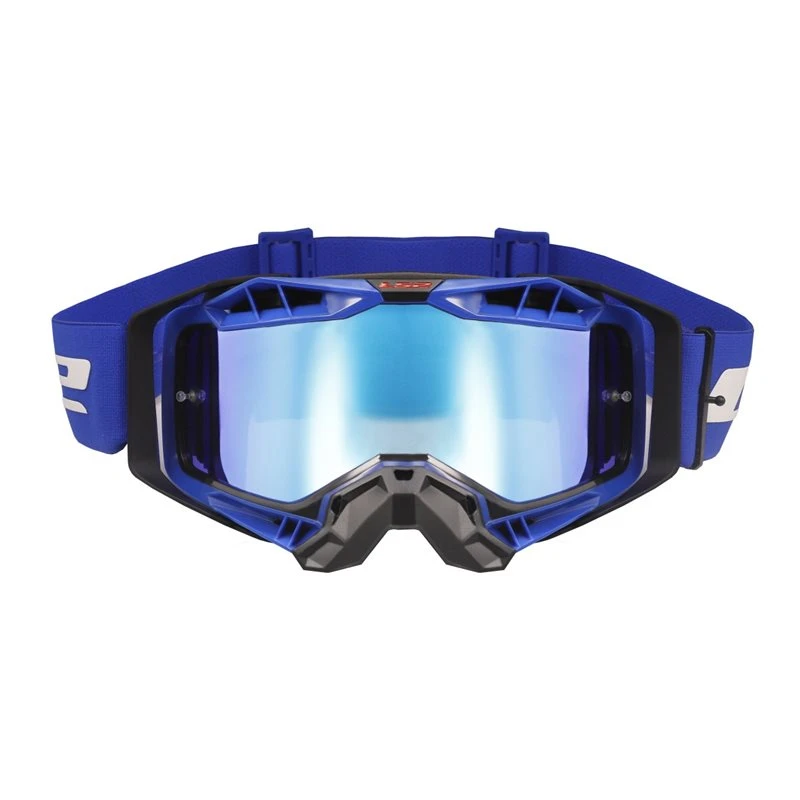 LS2 Aura Pro Motocross Goggles With Iridium Lens (Blue) - Image 2