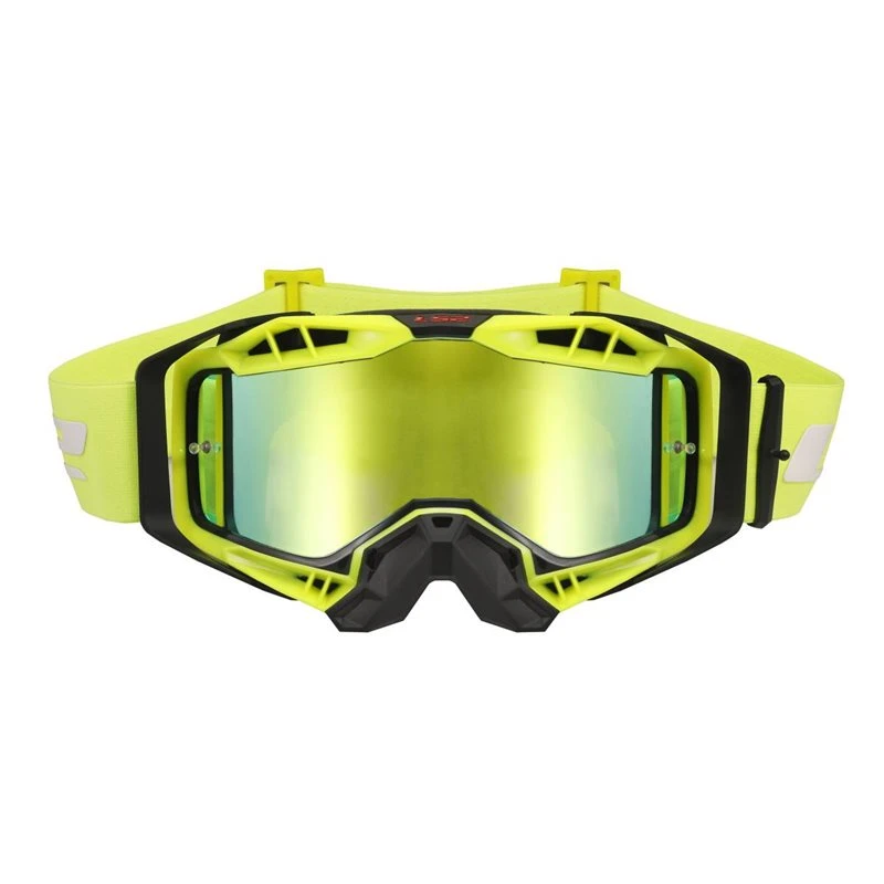 LS2 Aura Pro Motocross Goggles With Iridium Lens (Yellow) - Image 2