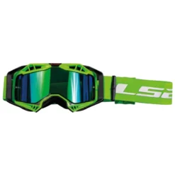 LS2 Aura Pro Motocross Goggles With Iridium Lens (Green)