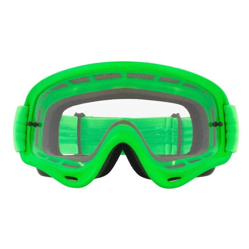 Oakley MX Goggles O Frame Moto Green (Clear Lens) - Image 2