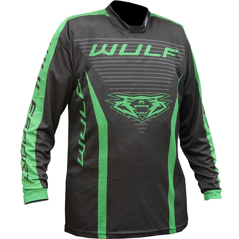 Wulfsport Linear Cub Race Shirts (Green)