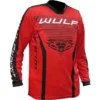 Wulfsport Linear Race Shirt (Red)
