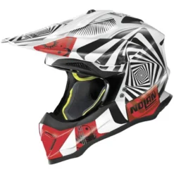 Nolan N53 Riddler MX Helmet (White|Black|Red)