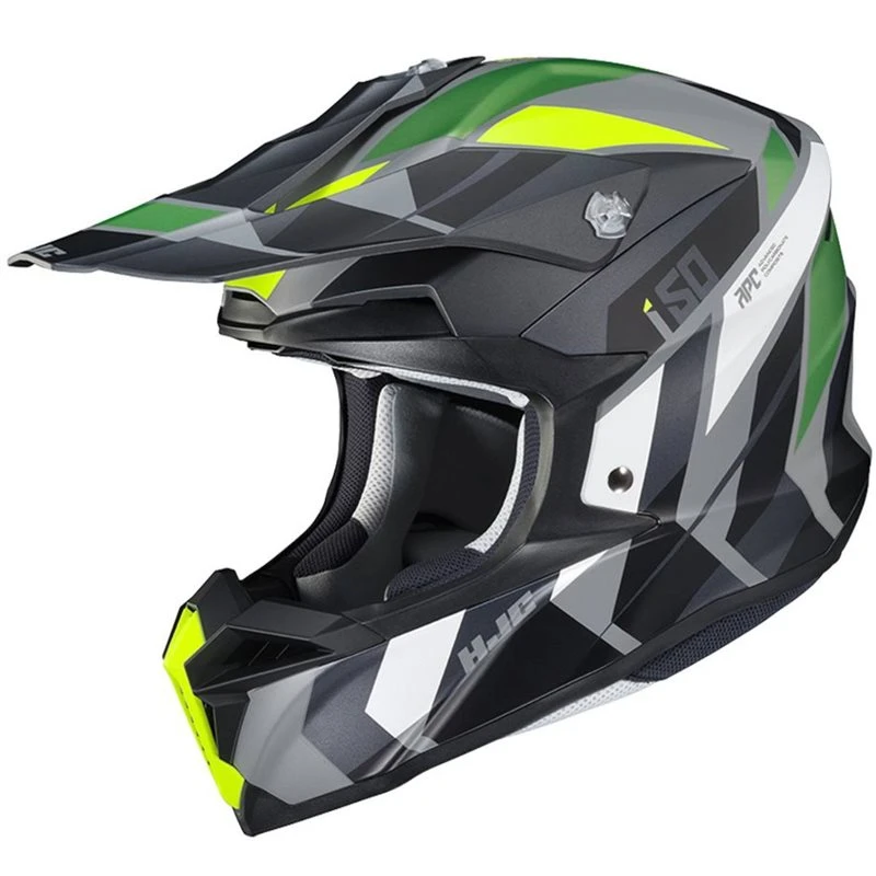 HJC I50 Vanish Moto-X Helmet (Green)
