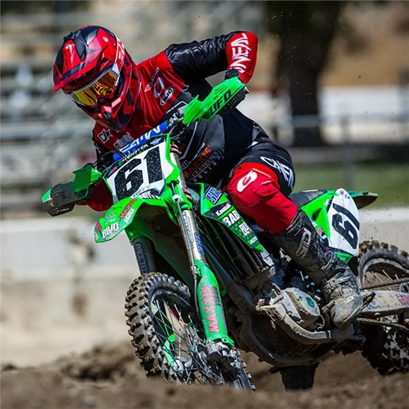 HJC I50 Vanish Moto-X Helmet (Red) - Image 2