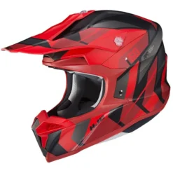 HJC I50 Vanish Moto-X Helmet (Red)